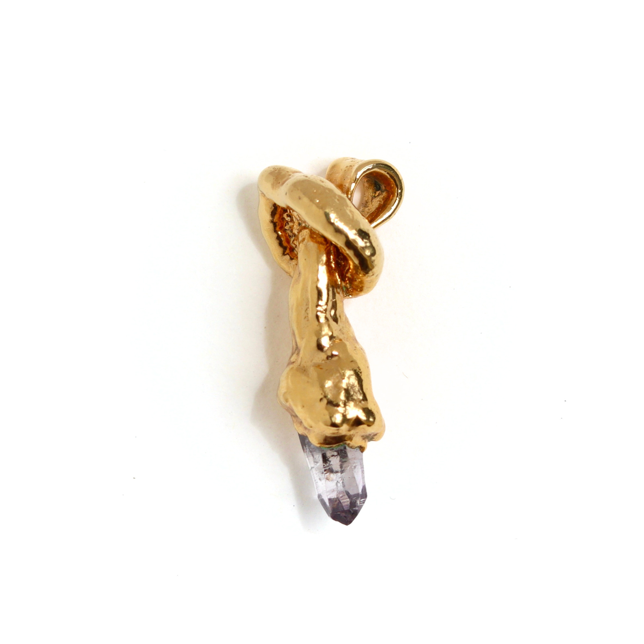 24k Special Collection Pendant with Amethyst - Ras Boss