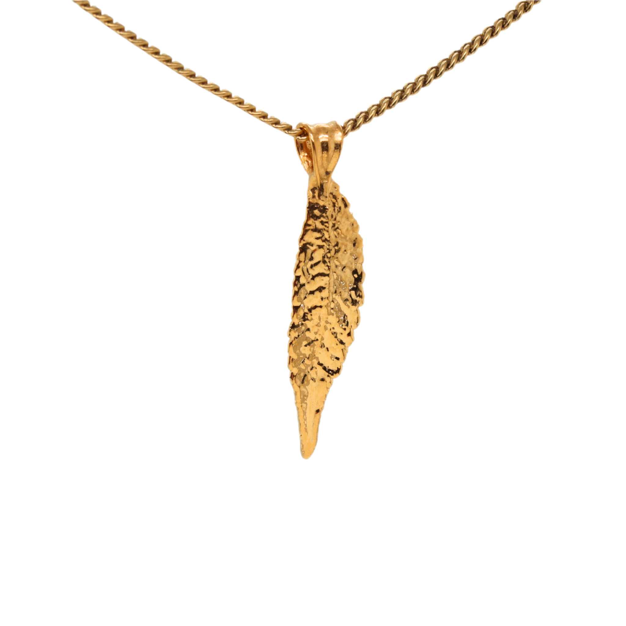18k OG Kush Leaf Pendant
