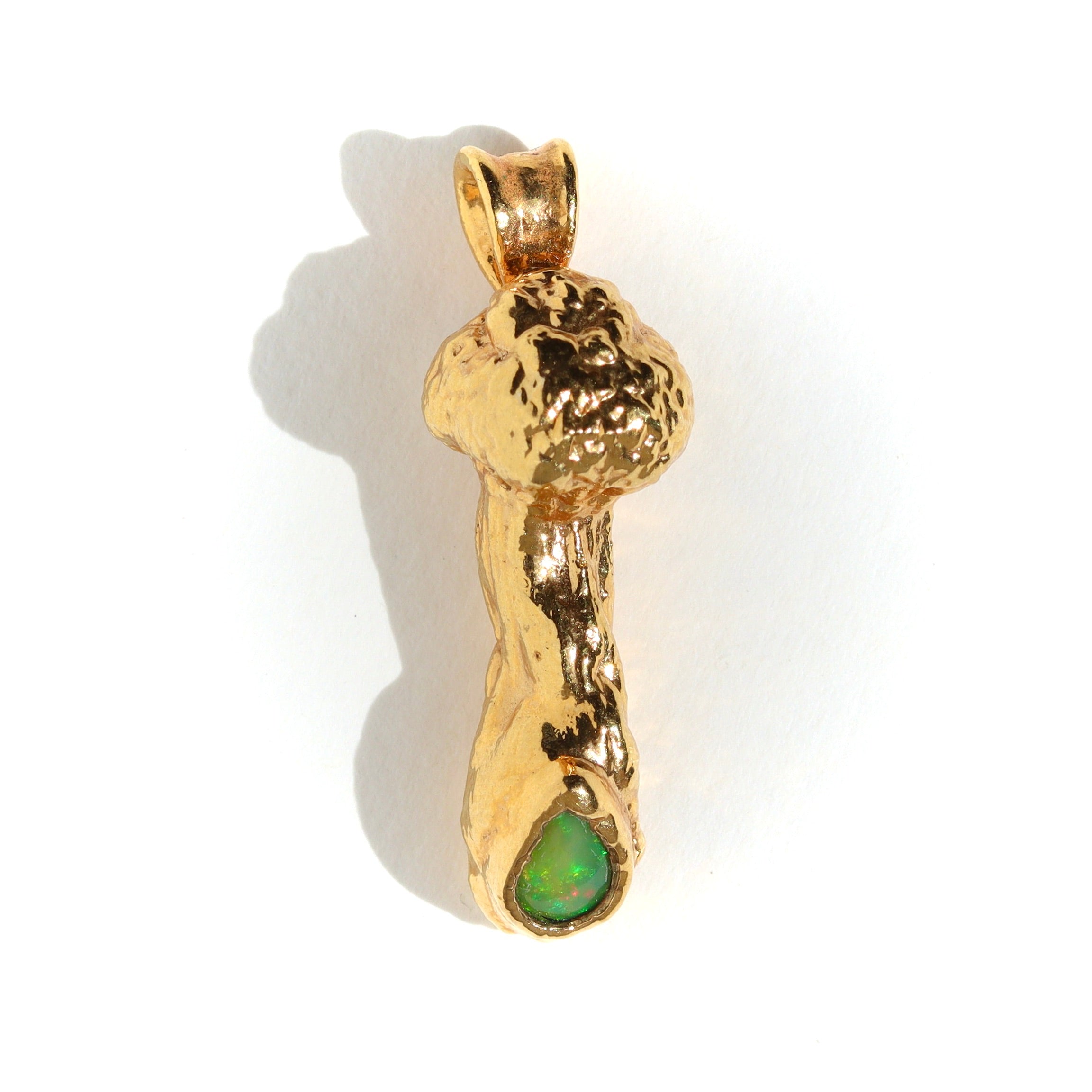 24k Special Collection Pendant with Ethiopian Opal