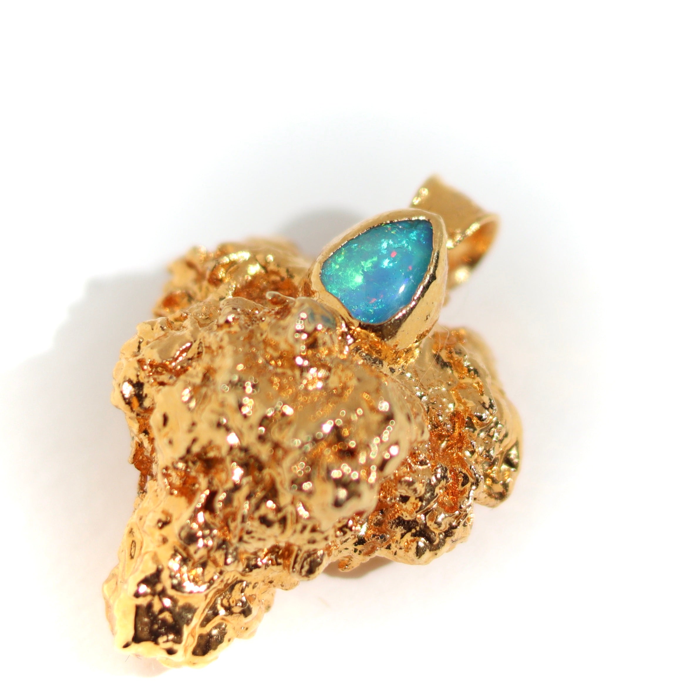 18k Gelato Bud with Ethiopian Opal