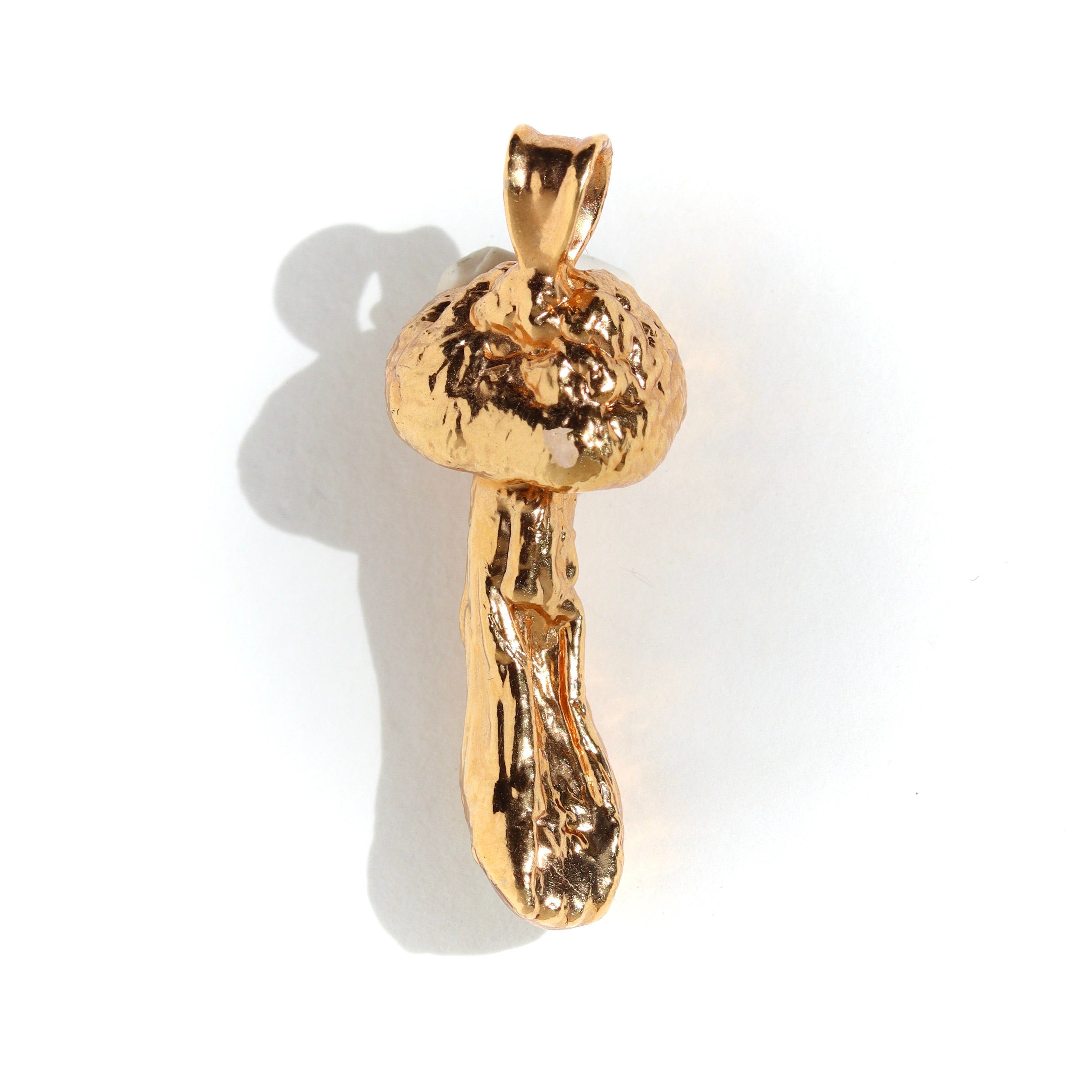 18k Special Collection Pendant with Ethiopian Opal and Ruby - Ras Boss