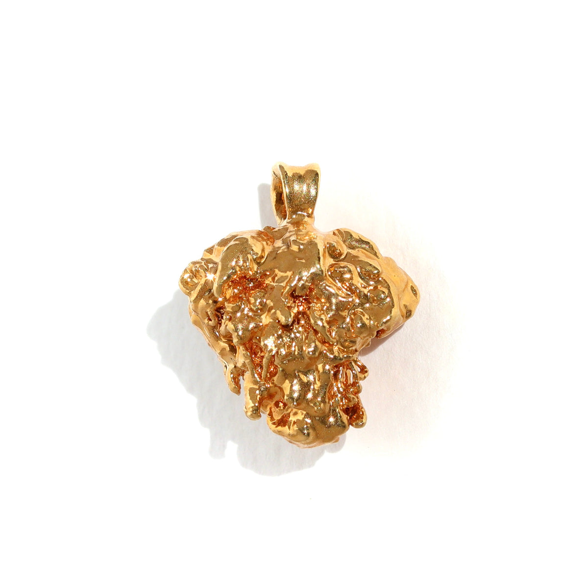 24k Afe Negus bud with Amethyst