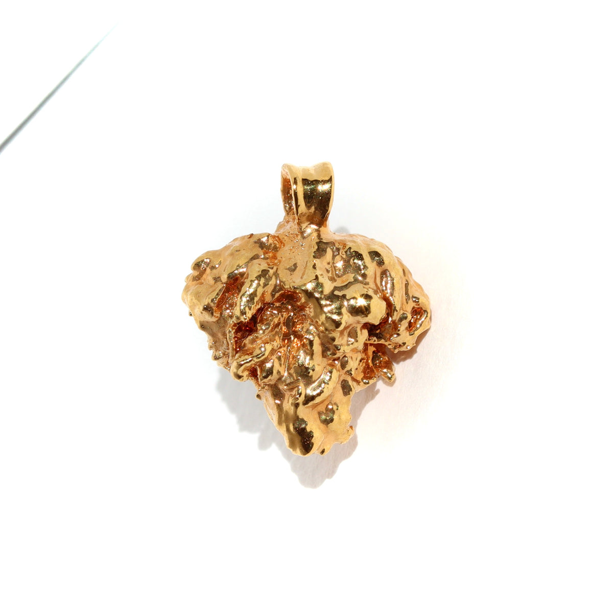 24k Axum bud with Sapphire