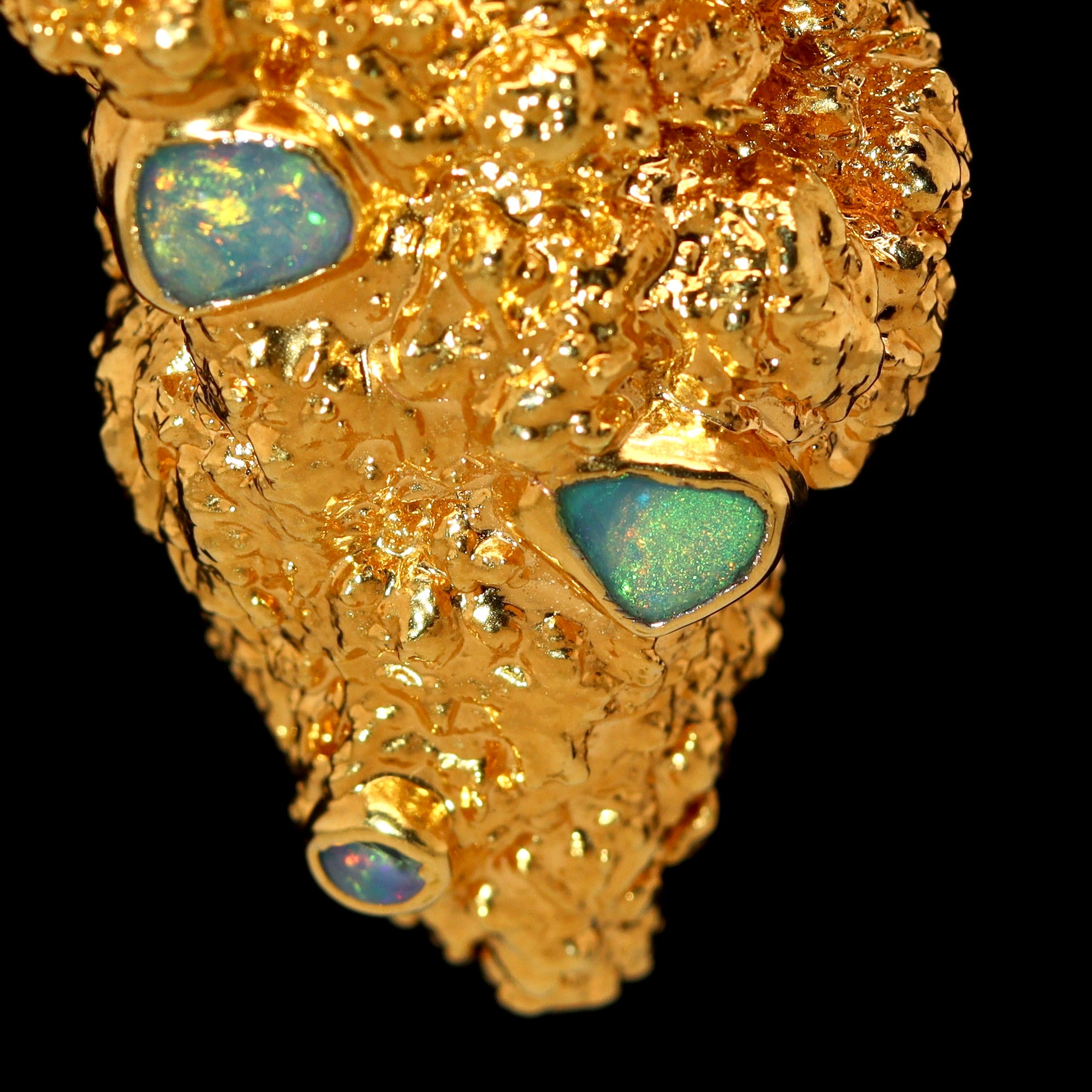 24k Dirty Z Bud with Ethiopian Opals and seed vial