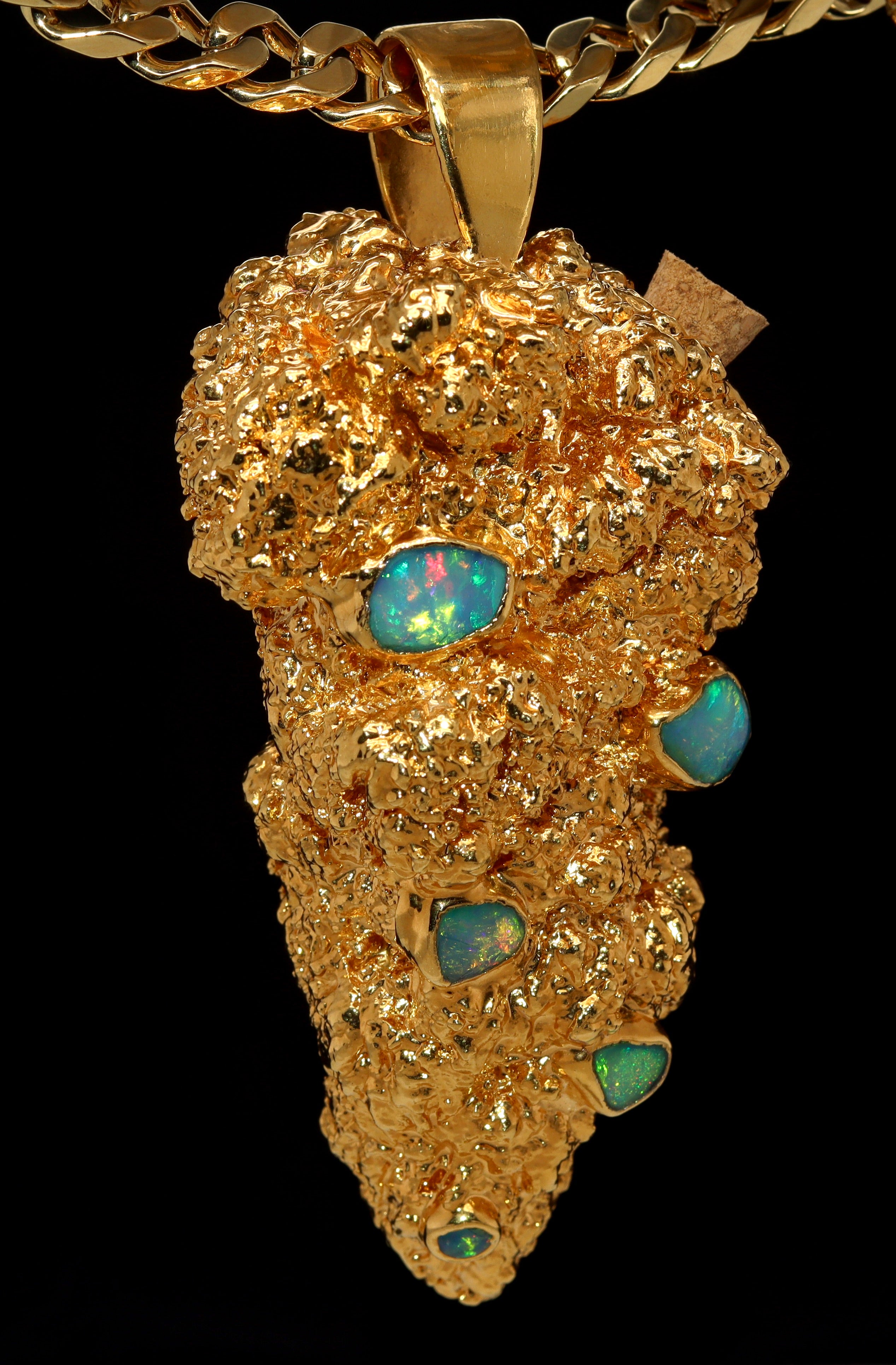 24k Dirty Z Bud with Ethiopian Opals and seed vial