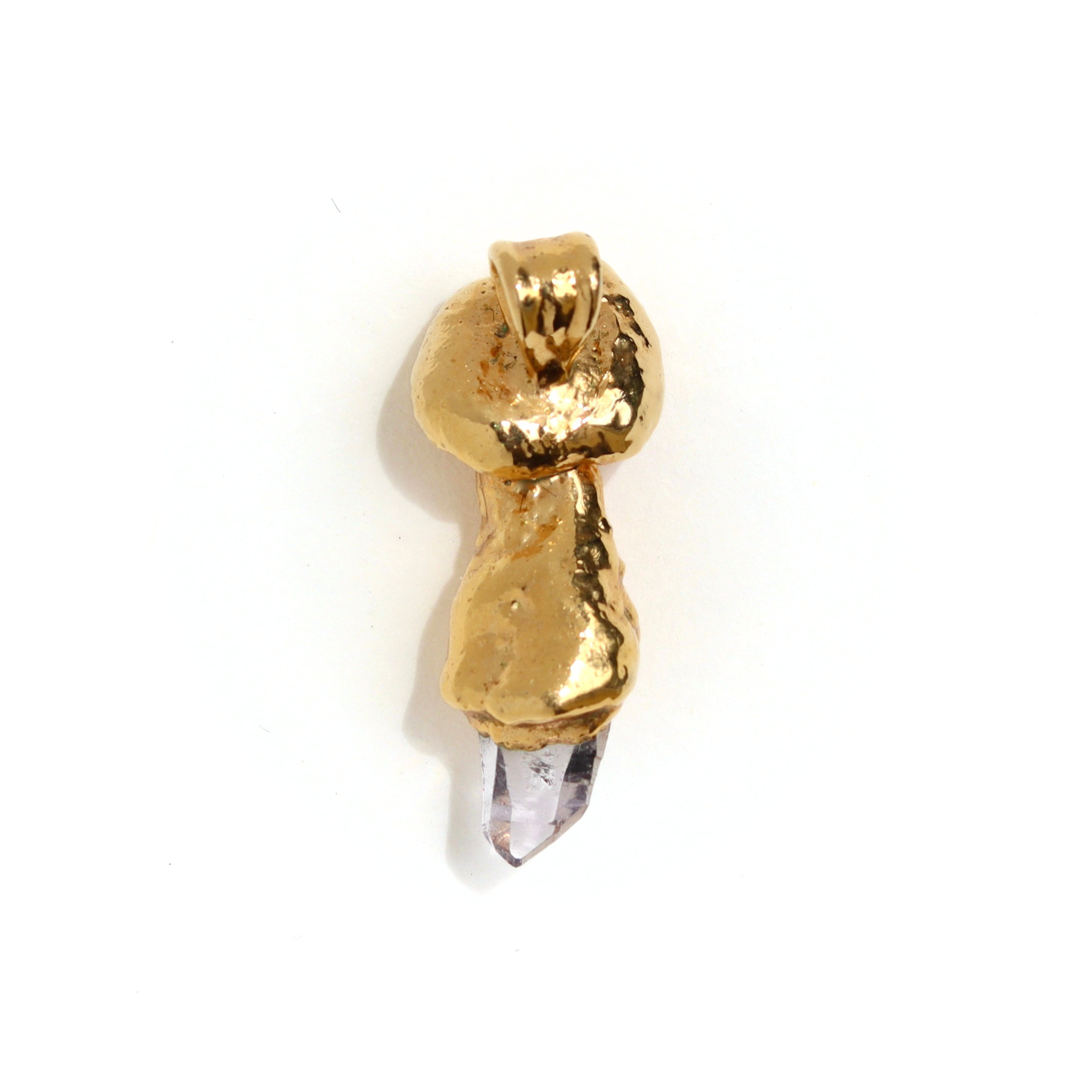 24k Special Collection Pendant with Amethyst - Ras Boss
