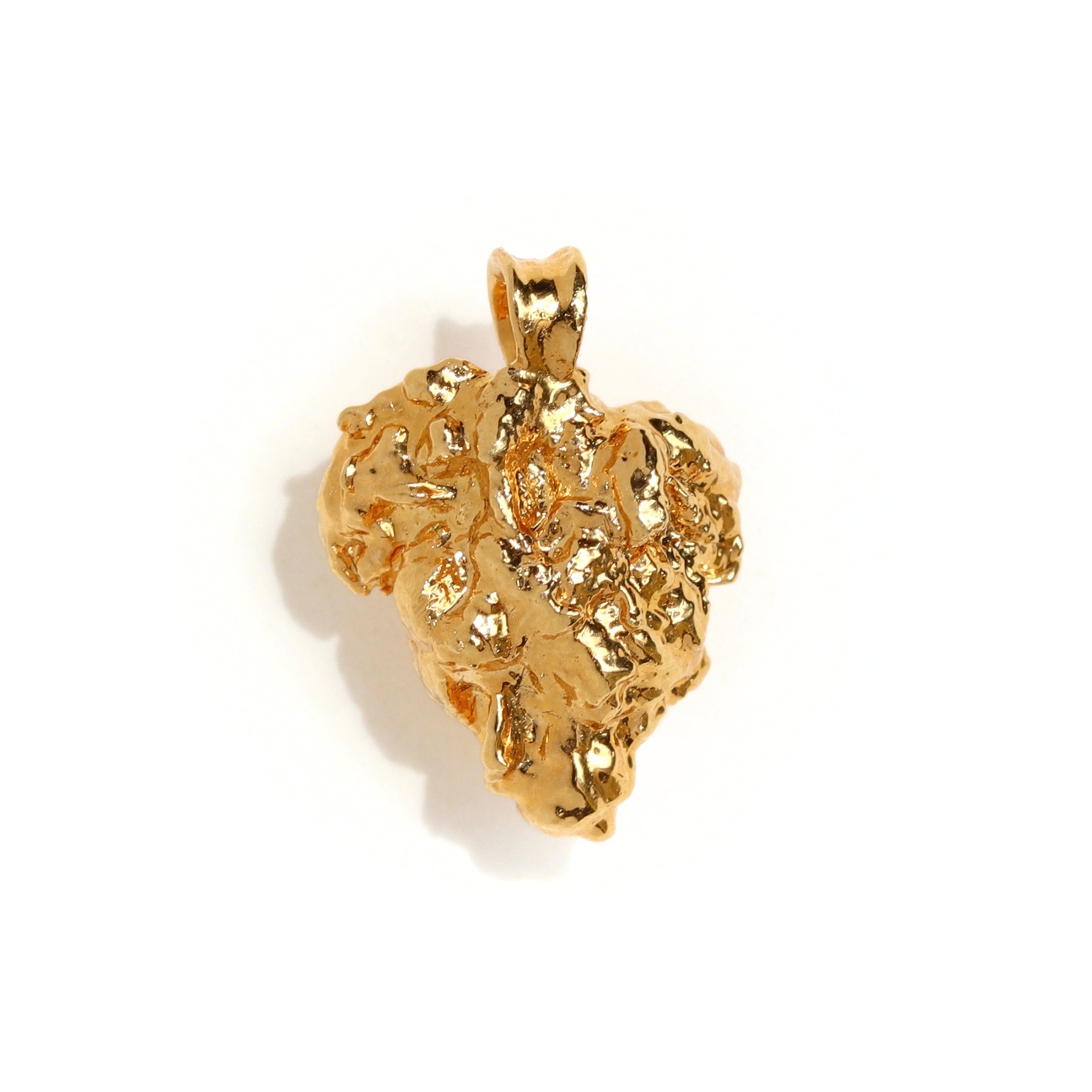 18k Afe Negus bud with Green Tourmaline