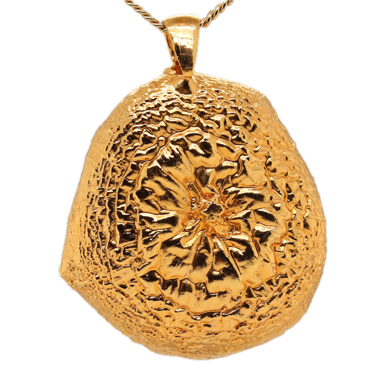 24k Special Collection Cap Pendant with Emerald