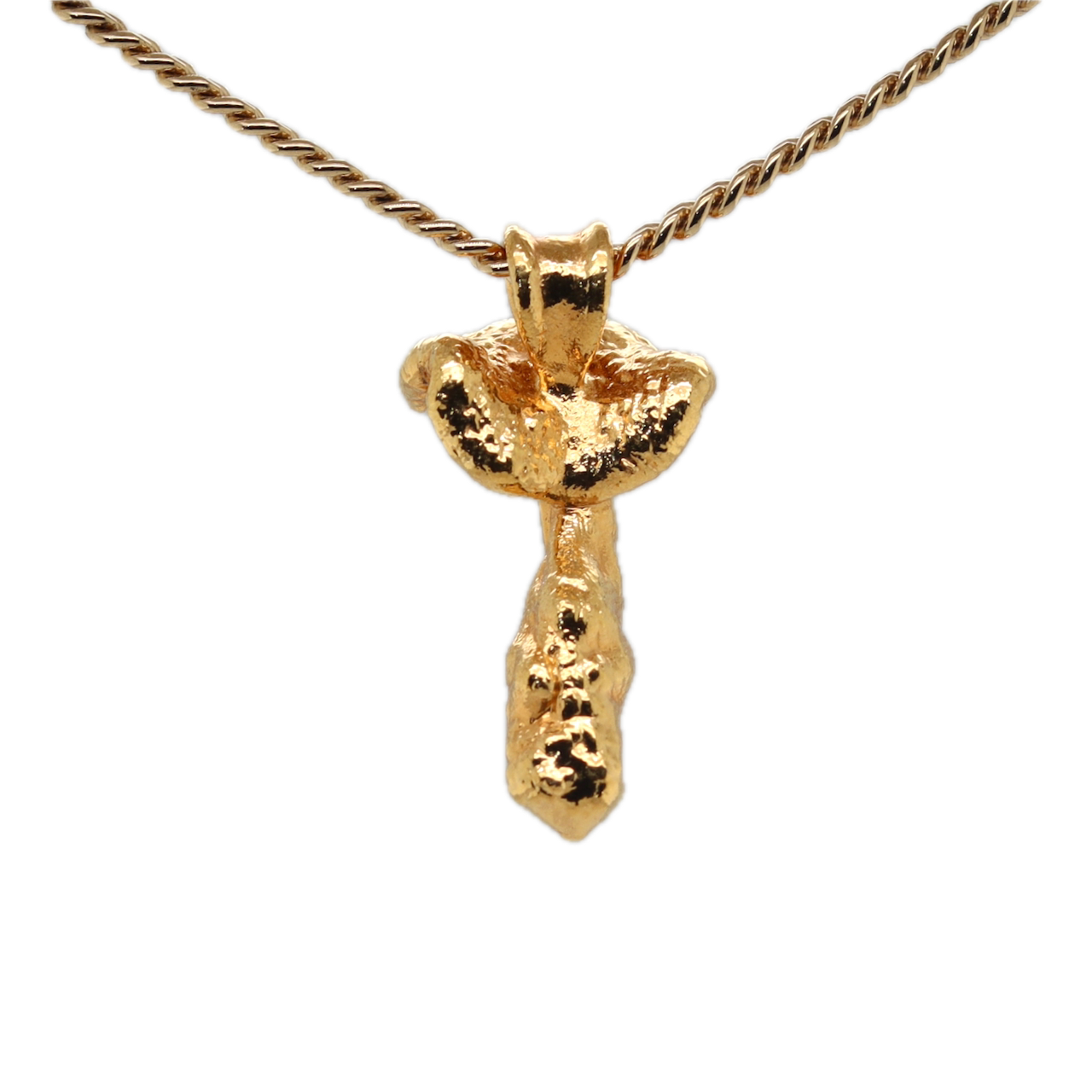 24k Special Collection Pendant with Emerald