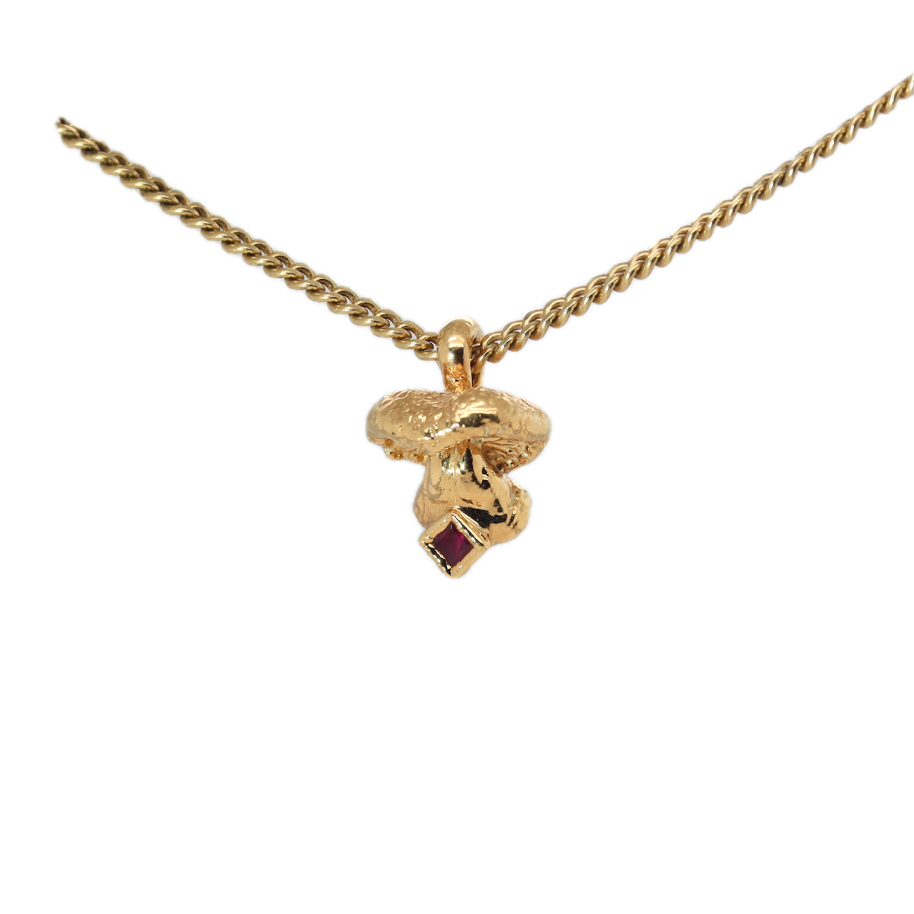 24k Special Collection Pendant with Ruby