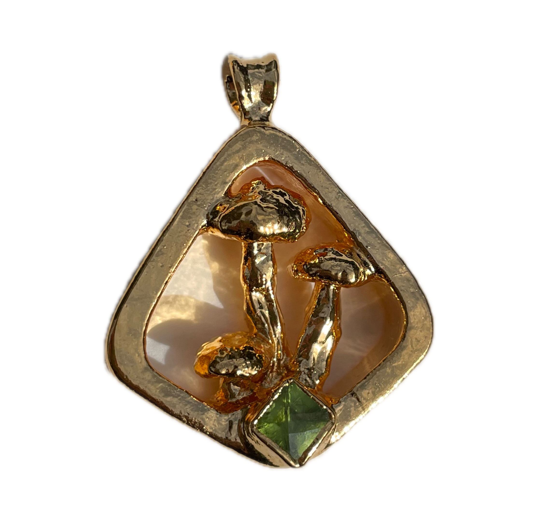 18k Special Collection Pendant with Peridot