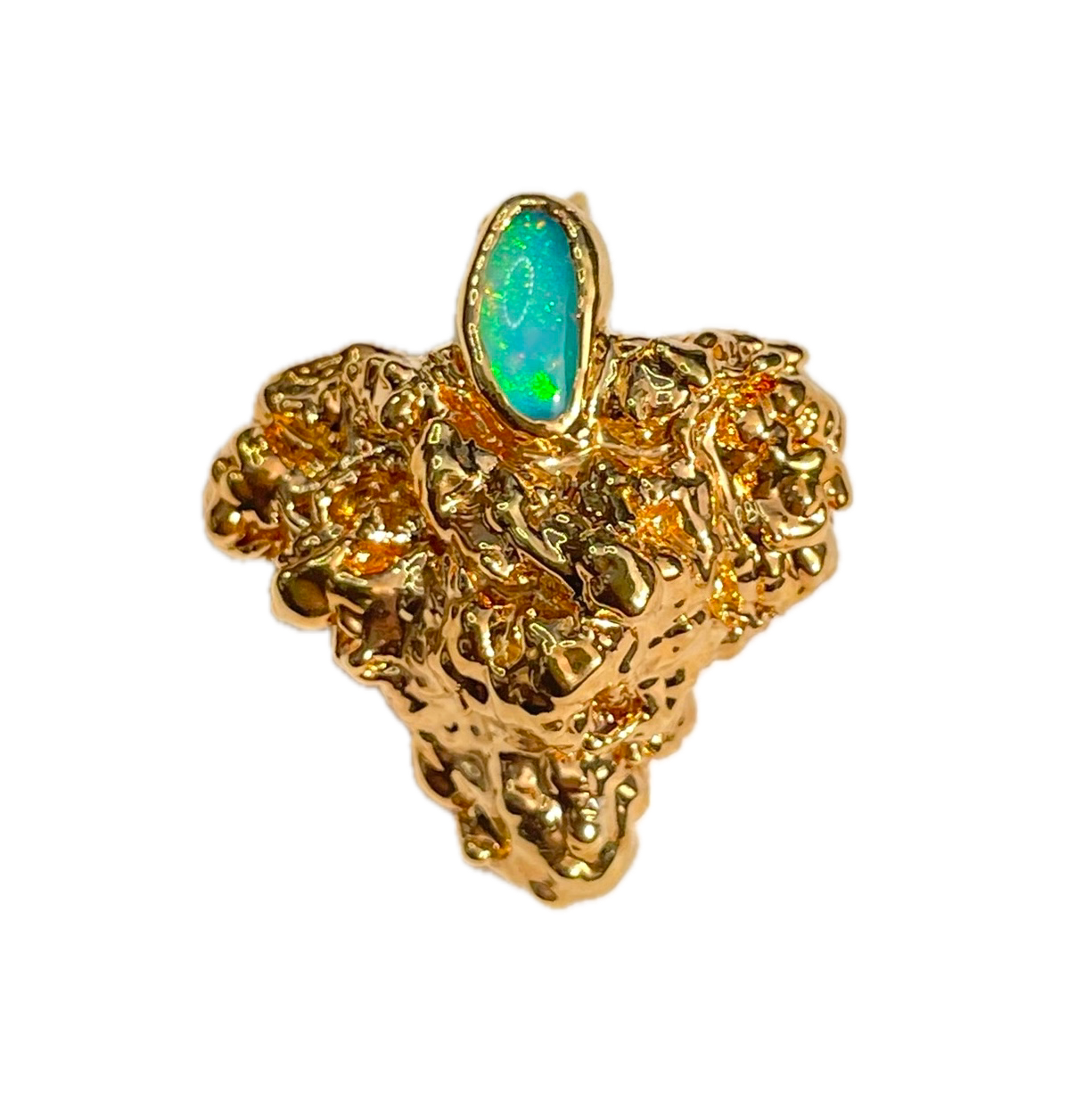 18k Gelato Bud with Ethiopian Opal