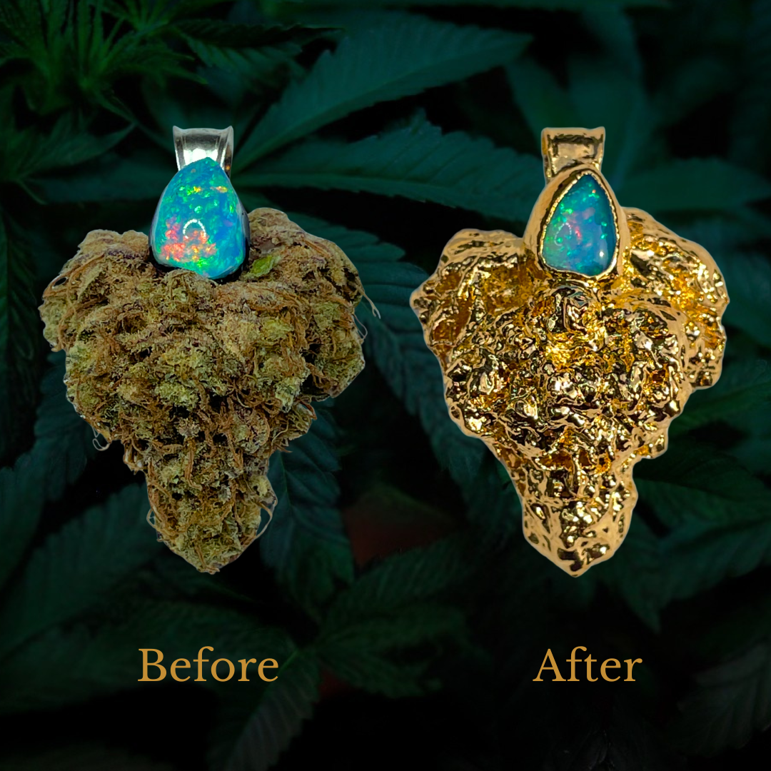 18k Gelato Bud with Ethiopian Opal