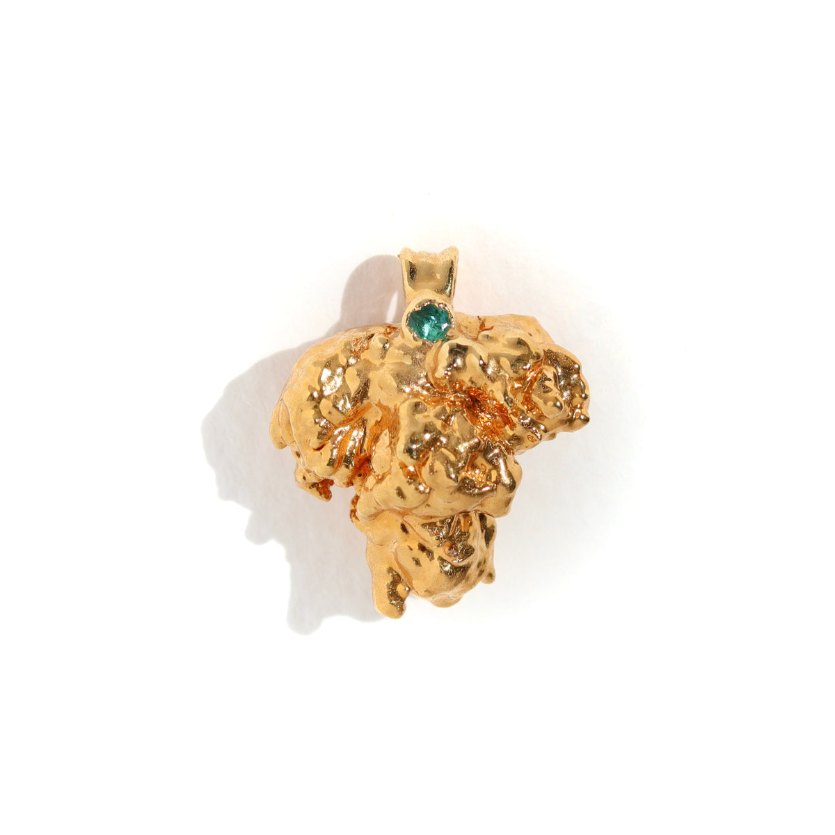 24k Afe Negus bud with Emerald