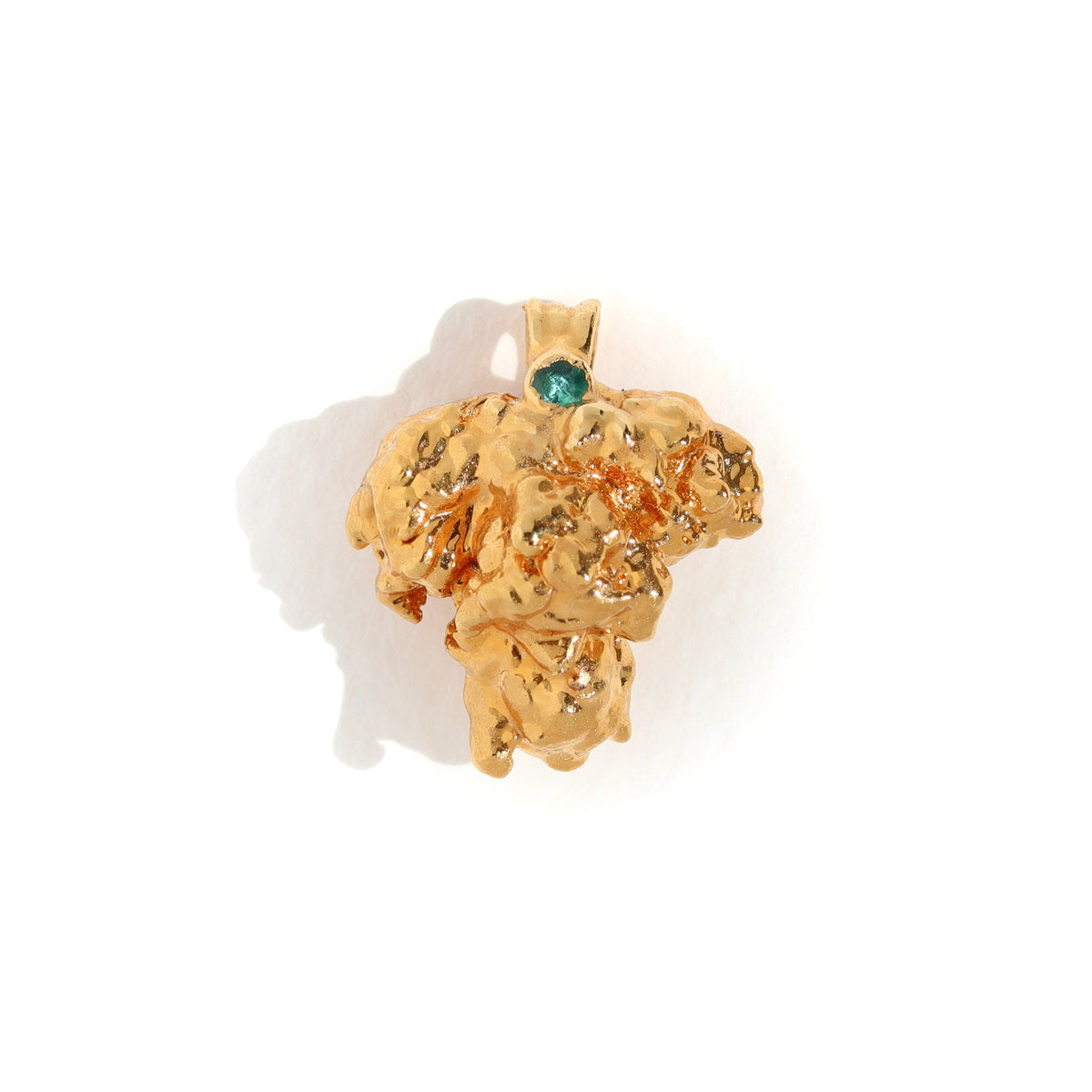 24k Afe Negus bud with Emerald