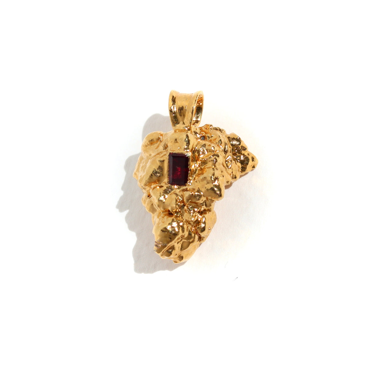 24k Tej  bud with Garnet