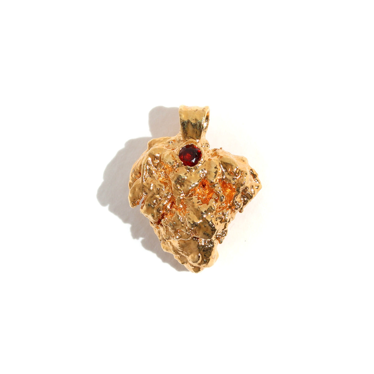 24k Afe Negus  bud with Garnet