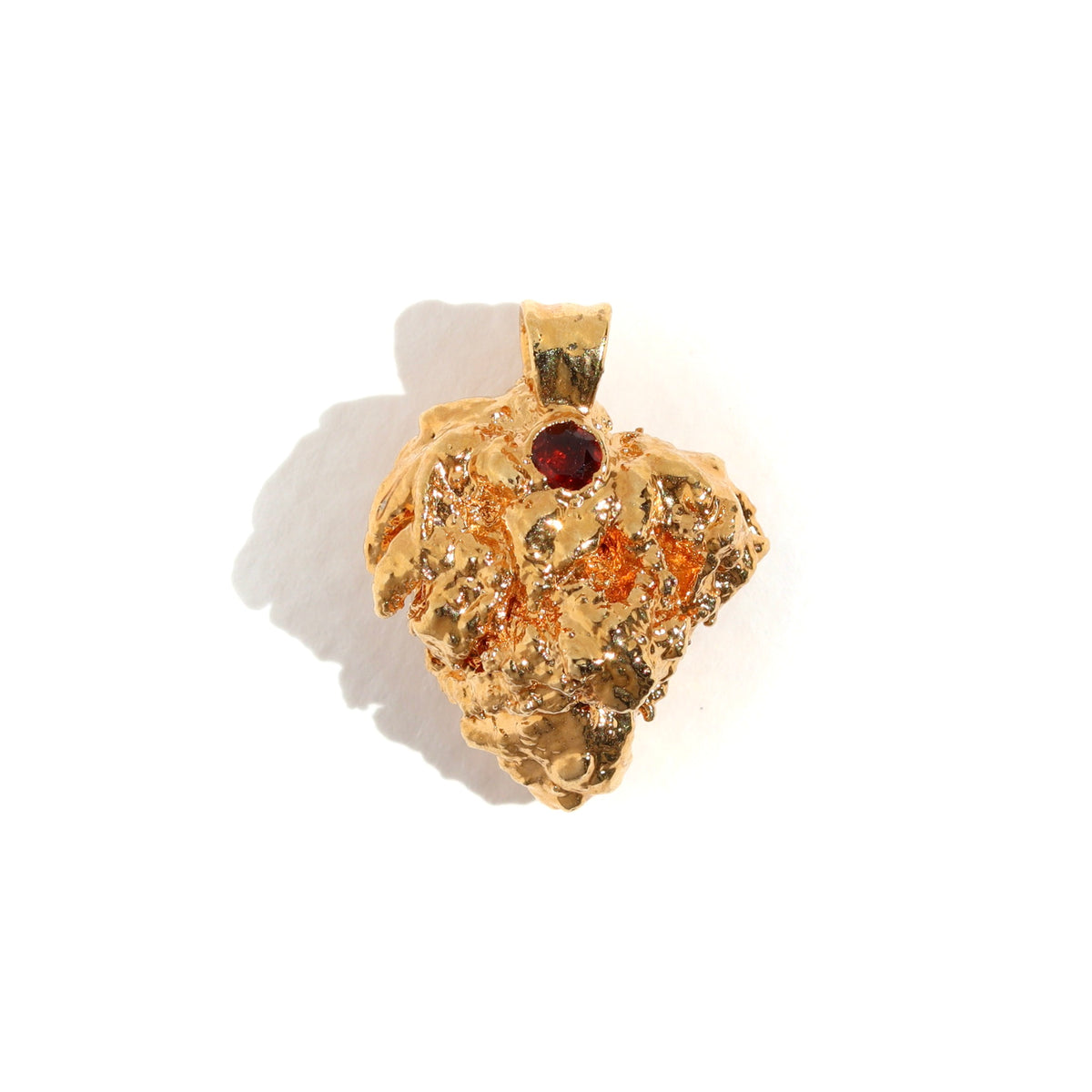 24k Afe Negus  bud with Garnet