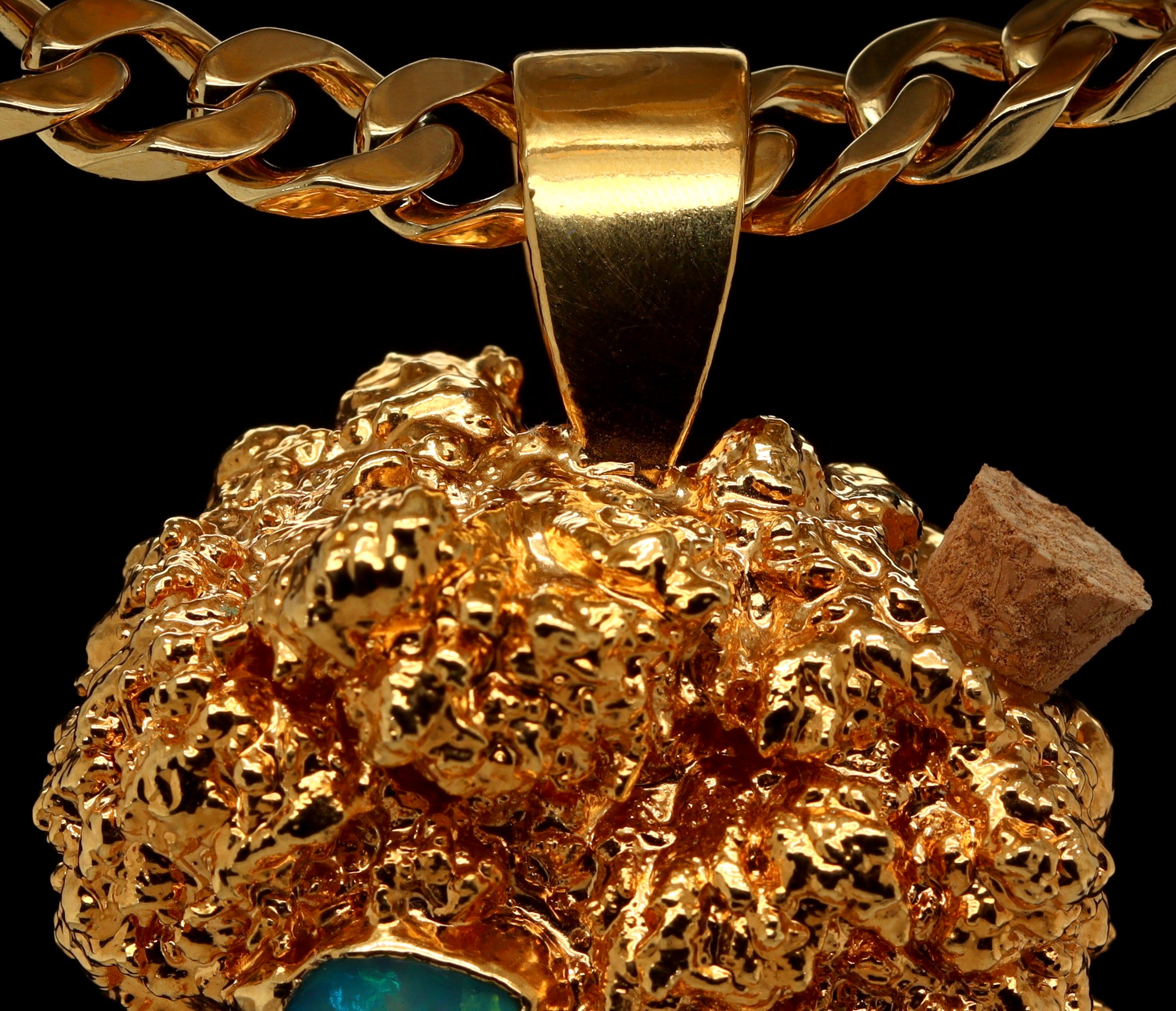 24k Dirty Z Bud with Ethiopian Opals and seed vial